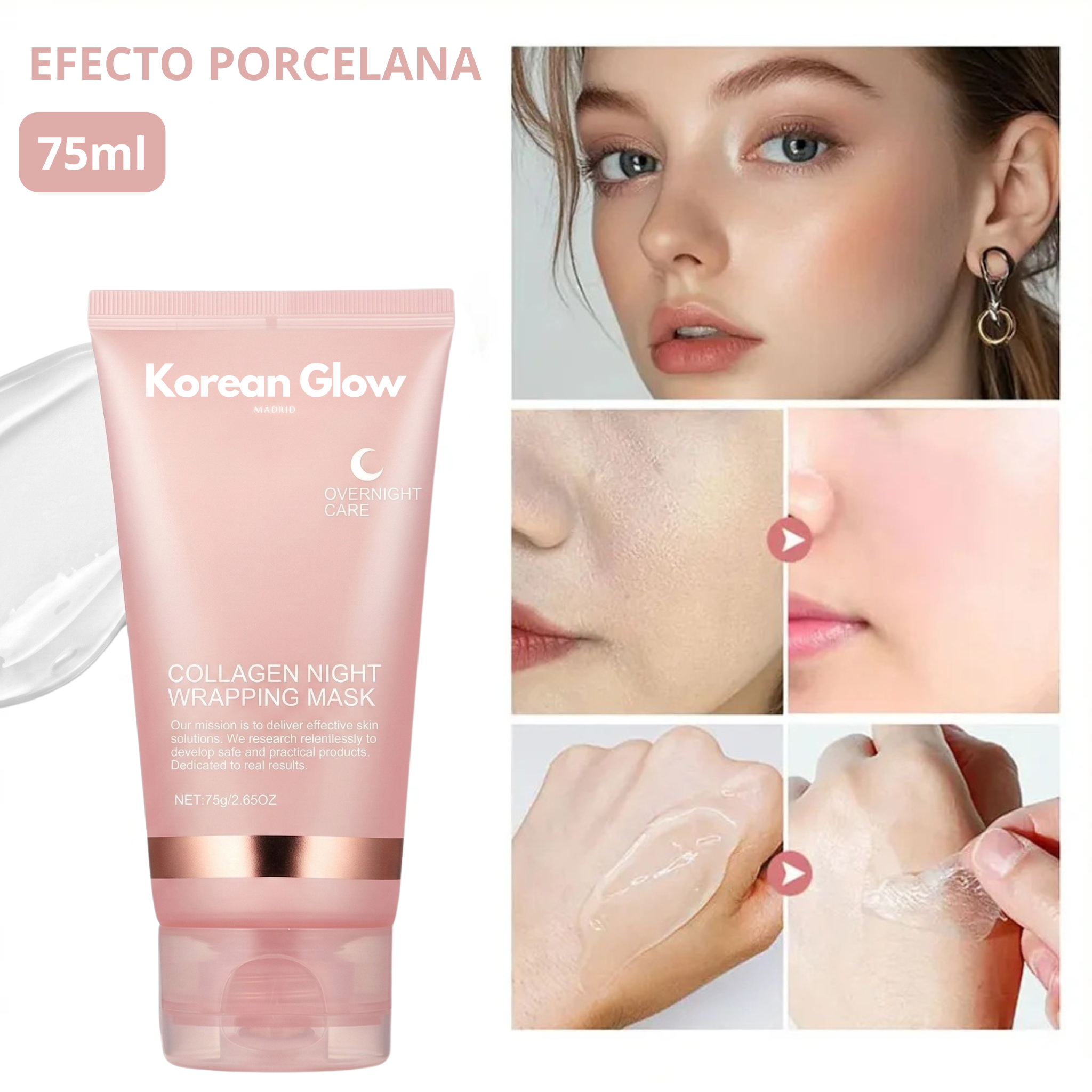 Mascarilla de Colágeno "Efecto Cristal"