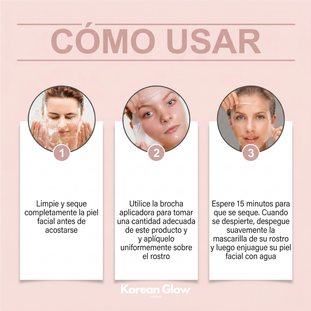 Mascarilla de Colágeno "Efecto Cristal"